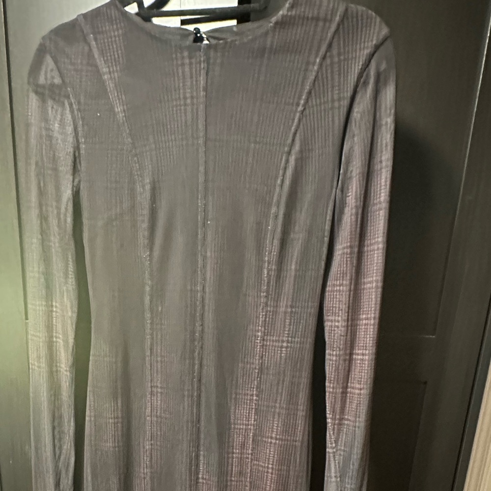 Zara| Long Sleeve Black Maxi Dress